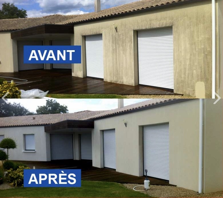 Avant et après le traitement