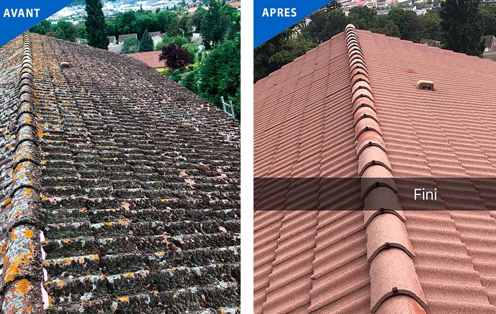 Avant et après le traitement